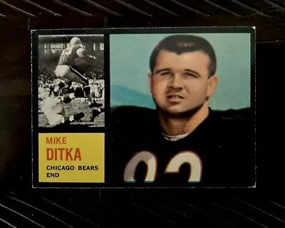 1962 Topps #17 Mike Ditka RC Chicago Bears Rookie Card HOF • $349.99