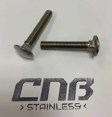 Mushroom Head Square Neck Carriage Bolt Stainless Steel A2 Bolt DIN 603 • £3.26