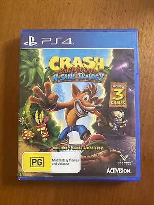Crash Bandicoot N Sane Trilogy (pg) Ps4 Oz Seller • $32.99