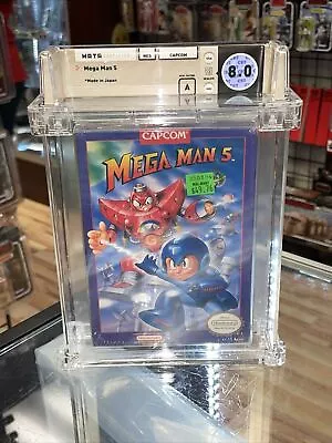 Mega Man 5 (NES Nintendo Sealed) **WATA Graded 8.0** • $4200