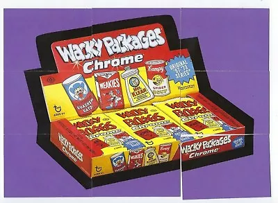 2018 Lost Wacky Packages Boxes 5th Series CHECKLIST PUZZLE 9/9 CHROME BOX Nm+ • $9.29