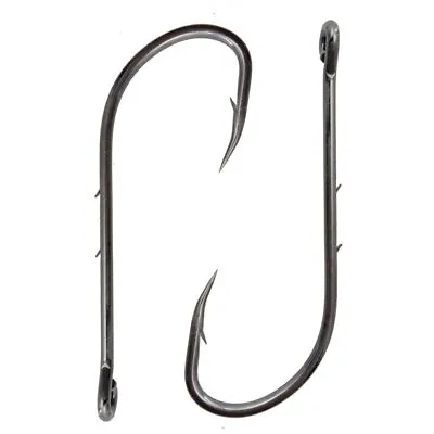100pcs Fishing Hook 6#-6/0# Fish Hook Baitholder Jig Big High Carbon Steel Hooks • $5.69