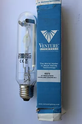 Venture 62272 150w E27 Tubular Dual Ballast Metal Halide Lamp 4000k Clear Glass  • £9.99