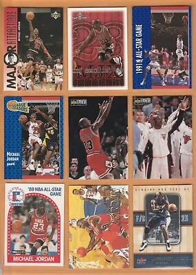 9 Diff. Michael Jordan Card Lot - Assorted Brands - Free Shipping - Lot A • $18.99