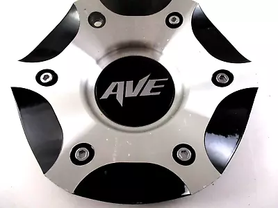 Ave Black/ Silver 7 1/4  Custom Wheel Center Cap* #c46s182-mb (for 1 Cap) • $64.28