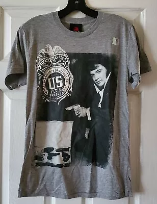 Vtg Elvis Presley Signature Product Bureau Of Narcotics Zion Rootswear Tshirt S • $9.99