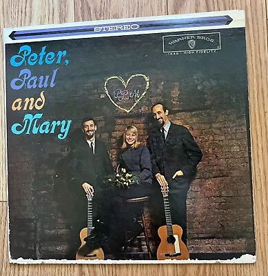 Peter Paul And Mary Self Titled Debut Vinyl LP 1962 Stereo Version • $3