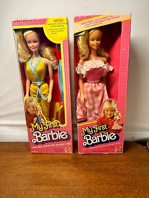 My First Barbie Vintage #1875 1980 & 1982 Mattel Lot 2 Never Removed From Box • $155