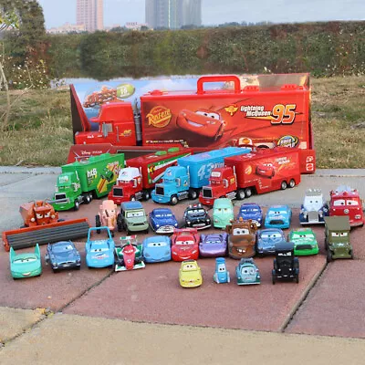 £6.38 • Buy New Disney- Pixar Cars Lightning McQueen 1:55 Diecast Model Car Toys Boy Loose