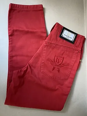 Louis Feraud Red Jeans • £22