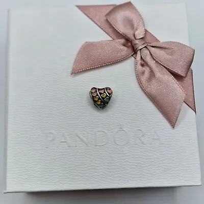 Genuine Pandora Enamel Rainbow Heart Charm ALE 925 #797019ENMX • £19.20