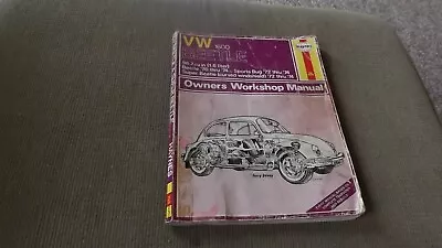 Haynes Owners Workshop Manual VW 1600 Beetle 1970 Thru 74 Sports Bug 72 Thru 74 • $7.99