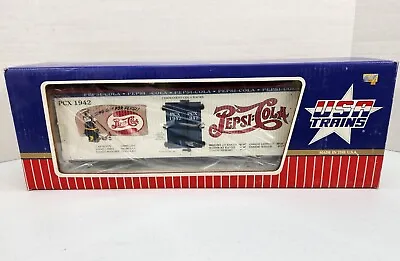 USA Trains R-16126 Pepsi Cola 1942 Refrigerator Car G-Scale Trains NIB RARE!! • $202.25