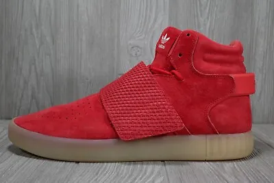 (9.8/10 Near Perfect) Adidas Originals Tubular Bb5039 Red Suede Shoes Mens 13 • $58.49