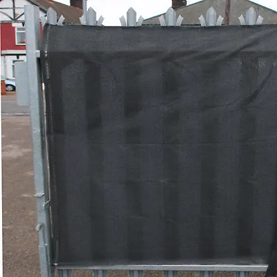 Privacy Screening 98% Shade Netting 230gsm Windbreak Garden Fence Grey 1m X 5m • £19.99