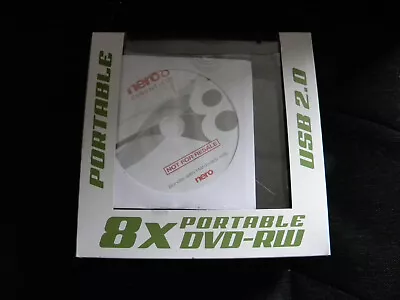 I/O Magic Portable 8X DVCD-RW USB 2.0 CD Drive Pulled From Box-still Sealed • $15.20