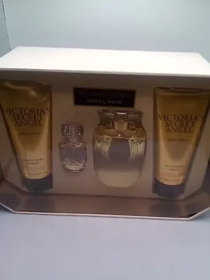 Victoria's Secret Angel Gold Eau De Parfum Gift Set For Women 4pc • $69.99