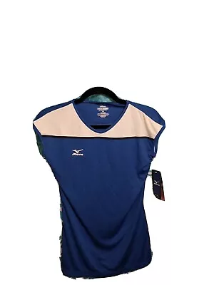 Volleyball Shirt Mizuno DryLite XS Blue Shirt  • $8.99