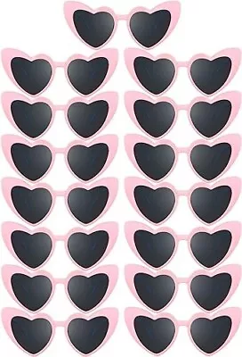 Flutesan 15 Pairs Heart Sunglasses Bachelorette Sunglasses Heart Shaped Sunglass • $25.99