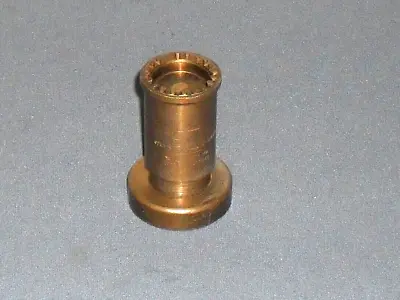 Vintage Fyr-Fyter Fire Hose Brass Nozzle NB 15 2  - Works Good • $3.75