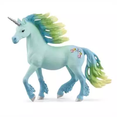 Schleich Bayala 70722 Marshmallow Unicorn Stallion Fantasy Figure • £14.69