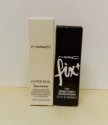 MAC Hyper Real Serumizer & Prep + Prime Fix+ Primer And Setting Spray Samples • $10.99