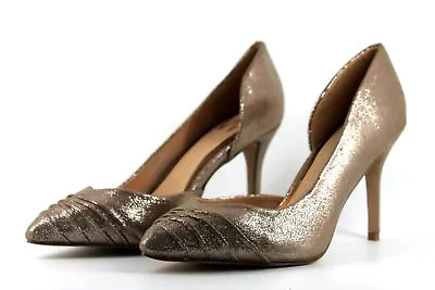 Wallis Priscilla Ladies UK 6 EU 39 Champagne 3.5  Stiletto Heel Pointed Shoes • £17.99