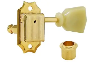 HOSCO SD90-SL Vintage Tone Revival Tuning Machines Long Brass Posts - Gold • $50.99