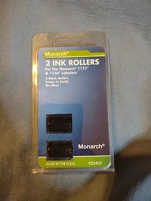 Monarch 925403 Replacement Ink Rollers Black 2/Pack • $10.97