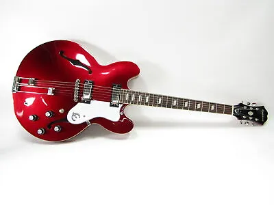 Epiphone Riviera Right Handed Six String Crimson Red Electric Guitar • $434.99