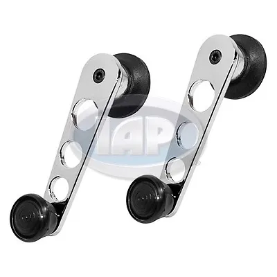 Heavy Duty Chrome Window Cranks Pair Volkswagen Karmann Ghia 1968-1974 • $16.35