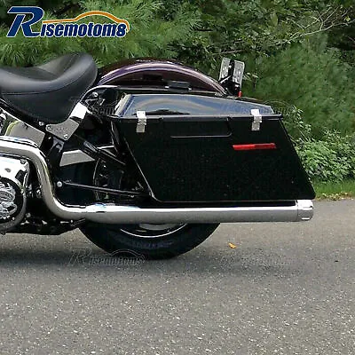 Chrome 3.5  Aggressive Sound Slip-On Mufflers Exhaust For 95-16 Harley Touring • $151.99