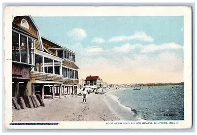 Milford Connecticut CT Postcard Southern End Silver Beach Sea Shore 1919 Antique • $29.95