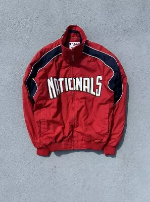 Washington Nationals Jacket Mens Majestic MLB Authentic • $50