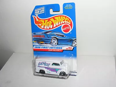 1998 Hot Wheels First Editions DAIRY DELIVERY  Got Milk  5 Spoke Wheels Nmint • $3.99