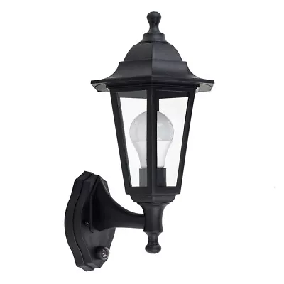 £18.99 • Buy Traditional Outdoor Wall Lantern PIR Motion Sensor Garden Lighting LED Bulb IP44