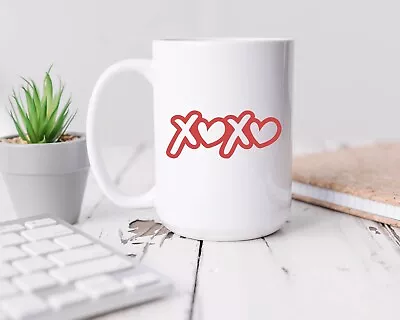 Xoxo Heart Mug Valentines Day Mug Valentine Heart Hello Valentine Happy Valentin • $26.99