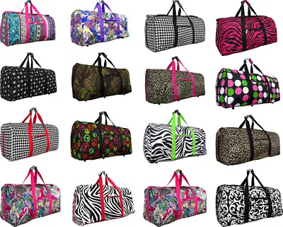 Women's Fashion Print 22  Light Weight Duffle Bag/ Dance/ Gym/ Shoulder Carry-on • $27.99