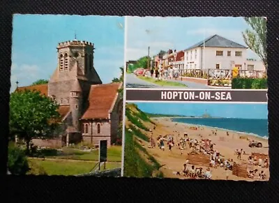 Hopton On Sea Postcard • £1