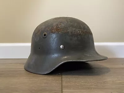 WWII WW2 German M40/55  Stahlhelm  Steel Helmet! BIN • $100