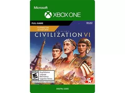 Sid Meier's Civilization VI 6 XBOX ONE GAME BRAND NEW GENUINE • $28.64