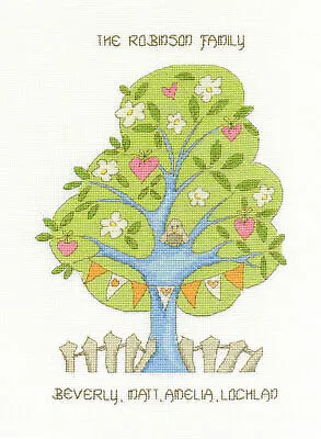 DMC Cross Stitch Kit - Modern - My Family Tree • £25.24