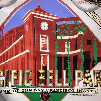 Pac-Bell Park First Game Tee Shirt March 31 2000 New W/Tags Plus: 2002 Ticket & • $150