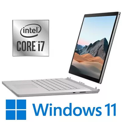 Microsoft Surface Book 3 I7 1065G7 32G 512G NVMe GTX 1660Ti 15  Touch Win 11 Pro • $1399