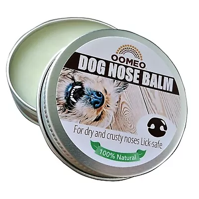 £5.95 • Buy Dry Crusty Dog Nose Balm Snout Cream Butter Soothing Hemp Calendula OOMEO 30ml