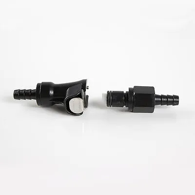 Quick Release 8mm Race Fuel Pipe Coupler Connector Shut Off Valve Petrol - A8-25 • £8.50