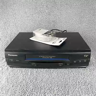 Panasonic Omnivision Blue Line PV-V4520 4-Head Hi-Fi VCR VHS Recorder Tested EUC • $54.97