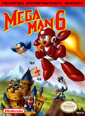Mega Man 6 Poster High Quality 4x6 8x10 8.5x11 11x17 13x19 • $3.58
