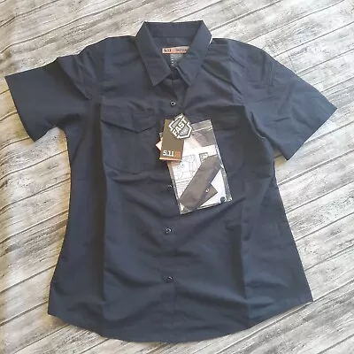 5.11 Tactical Women's Fast-Tac Short Sleeve Shirt 100% Polyester Style 61314 M • $39