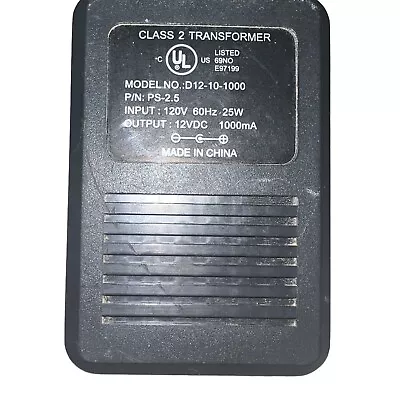 D12-10-1000 Class 2 Transformer 12VDC 1A AC Power Adapter • $9.99